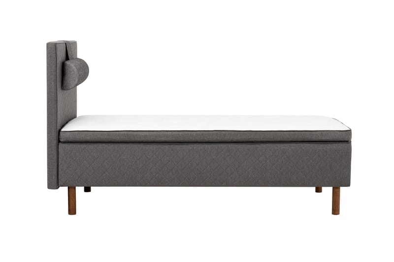 Sundborn boksseng 105x200 middel/hård Latex - Grå - Møbler - Senge - Enkeltsenge