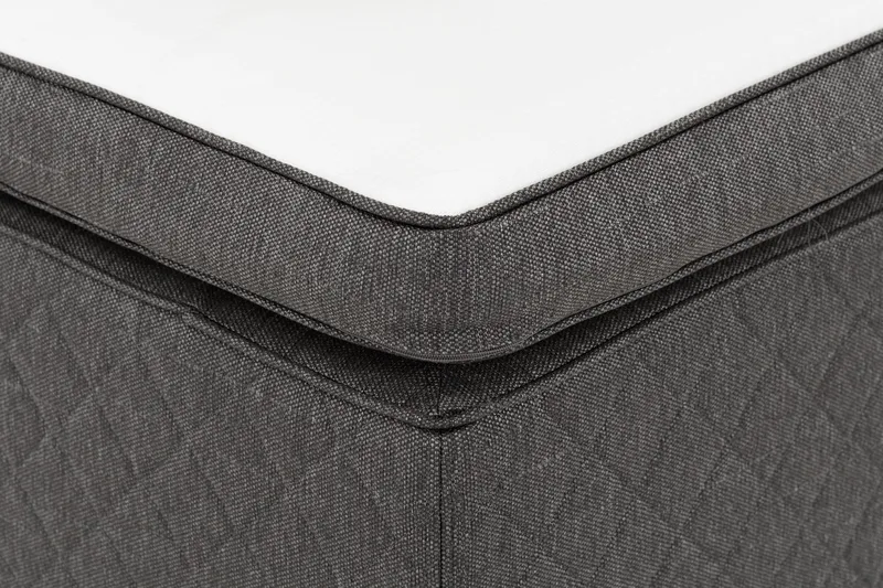 Sundborn boksseng 105x200 middel/hård Latex - Grå - Møbler - Senge - Enkeltsenge