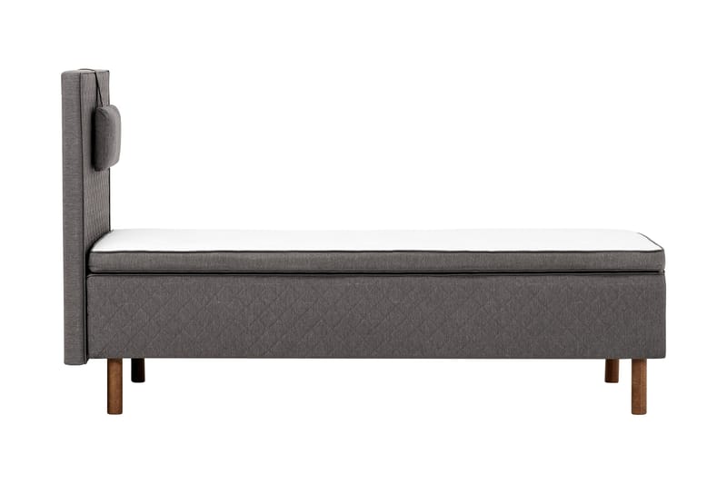 Sundborn boksseng 80x200 - Grå - Møbler - Senge - Boxmadras & boxseng