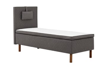 Sundborn Boksseng 80x200 Middelfast Memory - Grå - Møbler - Senge - Boxmadras & boxseng