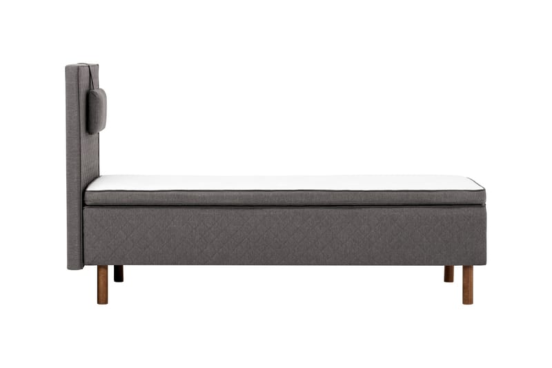 Sundborn boksseng 80x200 middel/hård Latex - Grå - Møbler - Senge - Enkeltsenge