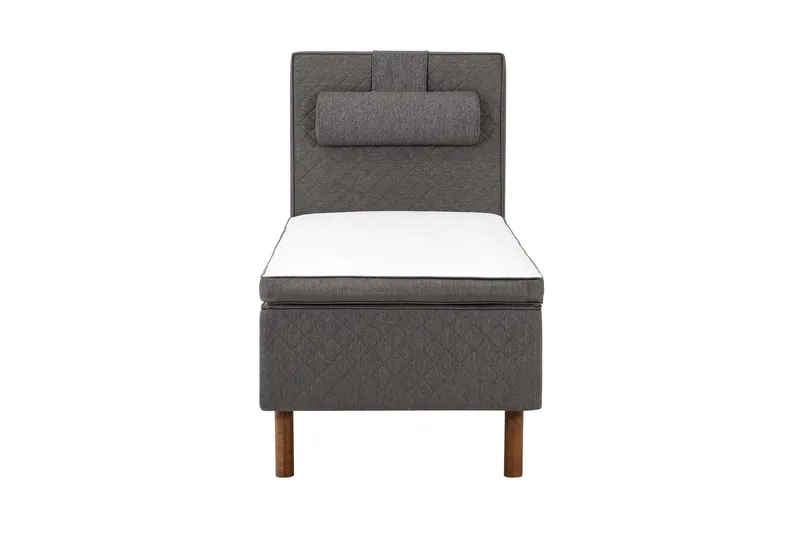 Sundborn boksseng 90x200, Grå