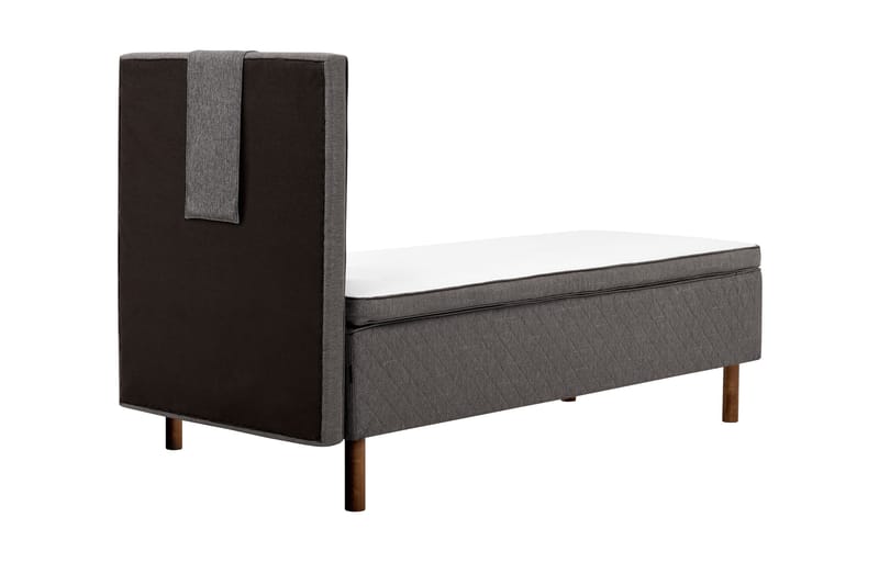Sundborn boksseng 90x200 - Grå - Møbler - Senge - Boxmadras & boxseng