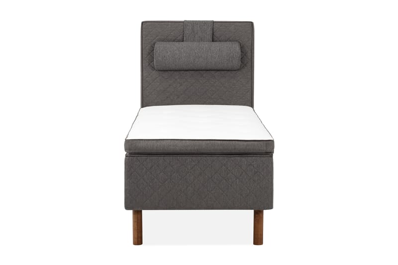 Sundborn boksseng 90x200 - Grå - Møbler - Senge - Boxmadras & boxseng