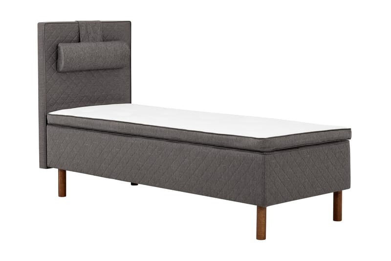Sundborn boksseng 90x200 - Grå - Møbler - Senge - Enkeltsenge
