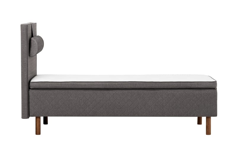 Sundborn boksseng 90x200 - Grå - Møbler - Senge - Boxmadras & boxseng