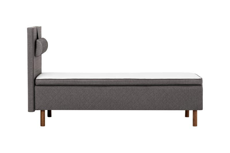 Sundborn boksseng 90x200 - Grå - Møbler - Senge - Boxmadras & boxseng