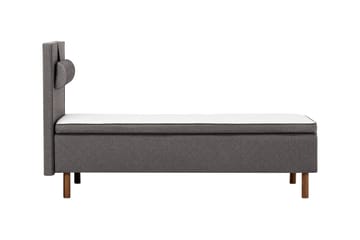 Sundborn Boksseng 90x200 Middelfast Latex - Grå - Møbler - Senge - Boxmadras & boxseng