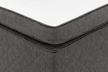 Sundborn Boksseng 90x200 Middelfast Latex - Grå - Møbler - Senge - Boxmadras & boxseng