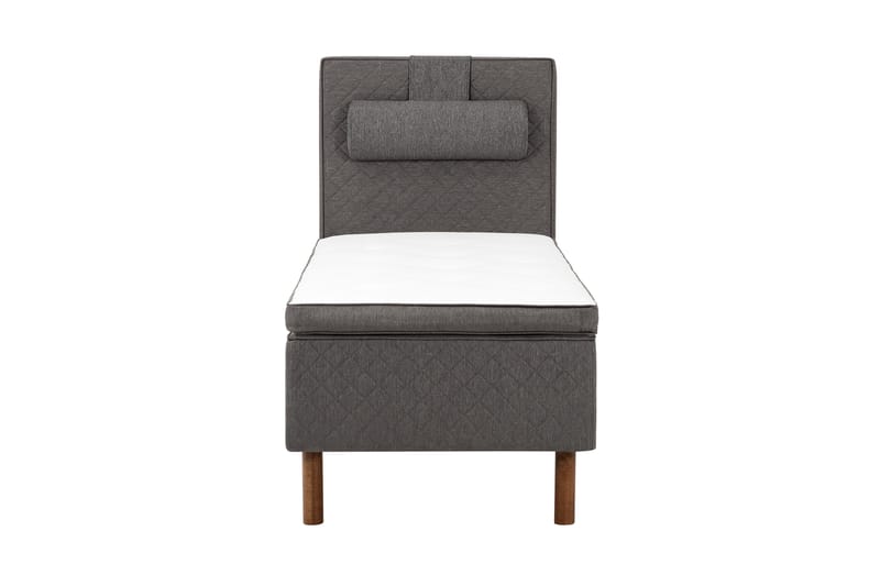 Sundborn boksseng 90x200 middel/hård Memory - Grå - Møbler - Senge - Boxmadras & boxseng