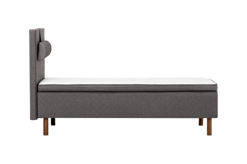 Sundborn boksseng 90x200 middel/hård Memory - Grå - Møbler - Senge - Enkeltsenge