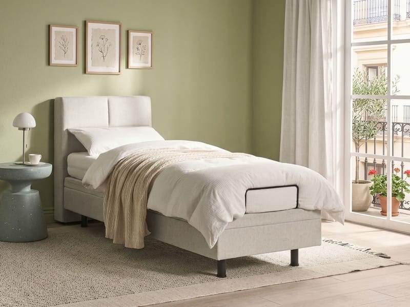 Enkeltseng Viceroy 80x200 cm - Lys beige - Møbler - Senge - Enkeltsenge