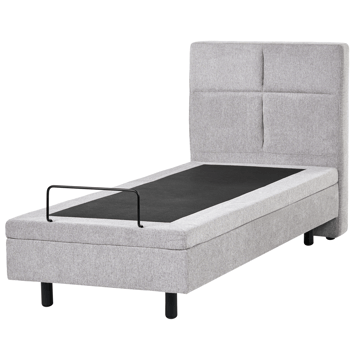 Enkeltseng Viceroy 80x200 cm - Lysegrå - Møbler - Senge - Enkeltsenge