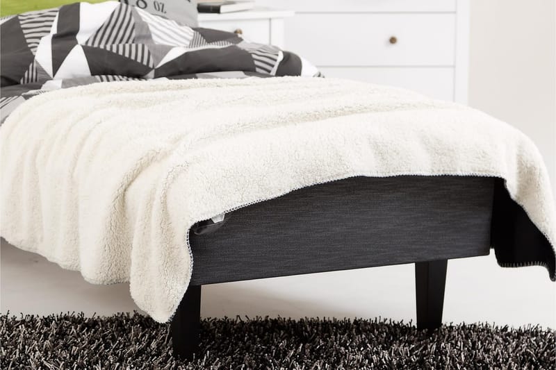 Viken Bas Rammel 80x200cm - Grå, Konade Vitek Ben - Møbler - Senge - Enkeltsenge