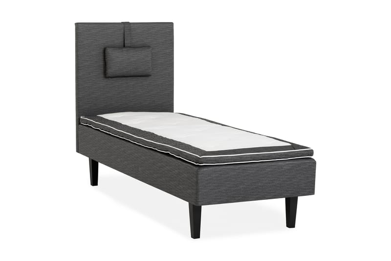 Viken base boksseng 80x200 - Ancona Grå - Møbler - Senge - Boxmadras & boxseng