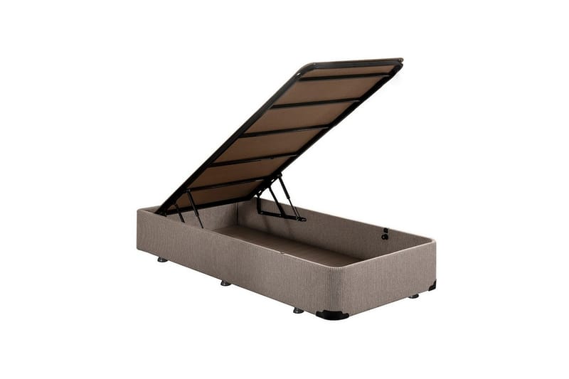 Enkeltsengestel Dasina Enkel Beige - 90 x 190 cm - Møbler - Senge - Sengeramme & sengestel