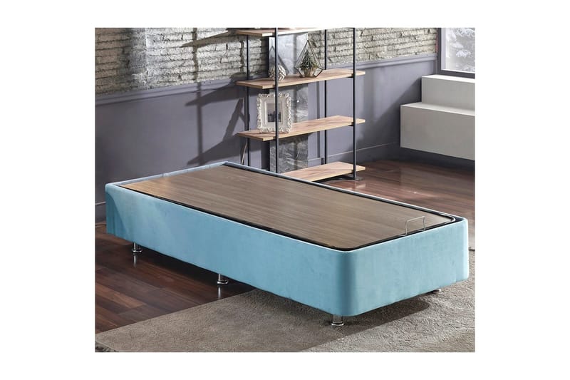 Enkeltsengestel Hyggelig Enkel Lyseblå, 100 x 200 cm