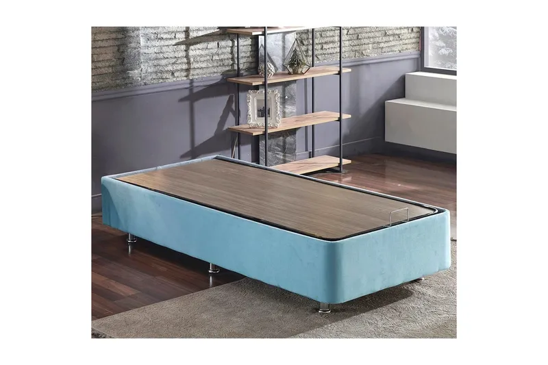 Enkeltsengestel Hyggelig Enkel Lyseblå, 120 x 200 cm