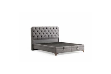 Enkeltsengestel og hovedgærde Sorang Grå - 94 x 35 x 190 cm - Møbler - Senge - Dobbeltsenge
