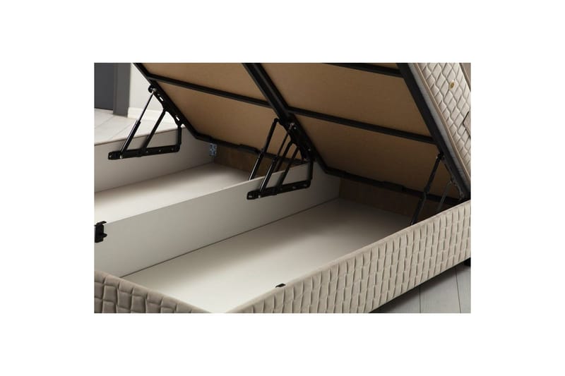 Enkeltsengestel og hovedgærde Sudamal Brun - 120 x 110 x 200 cm - Møbler - Senge - Sengeramme & sengestel