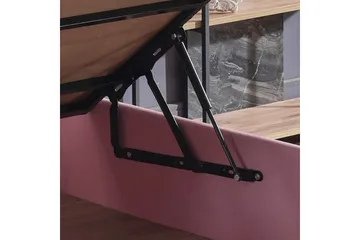 Enkeltsengestel Rasul Single Pnk - 120 x 200 cm - Møbler - Senge - Sengeramme & sengestel