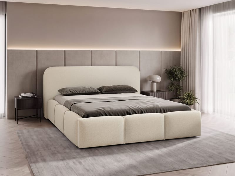 Envik sengestel 180x200 cm - Beige - Møbler - Senge - Sengeramme & sengestel