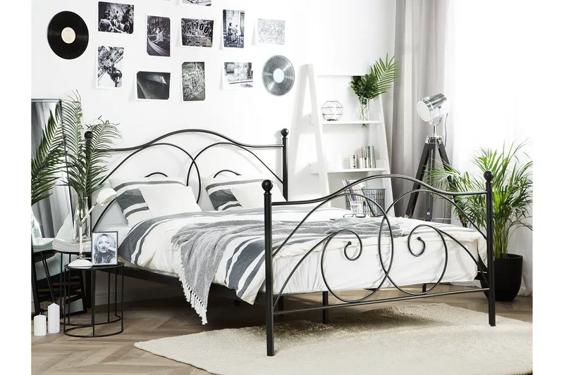 Eppy Sengeramme 140x200 cm - Sort - Møbler - Senge - Sengeramme & sengestel