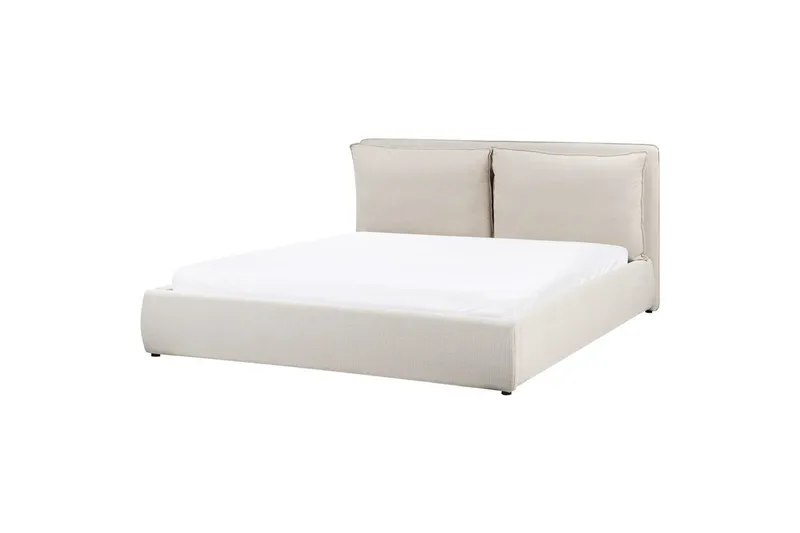 Förvaringssäng Beige 160x200 - Møbler - Senge - Sengeramme & sengestel