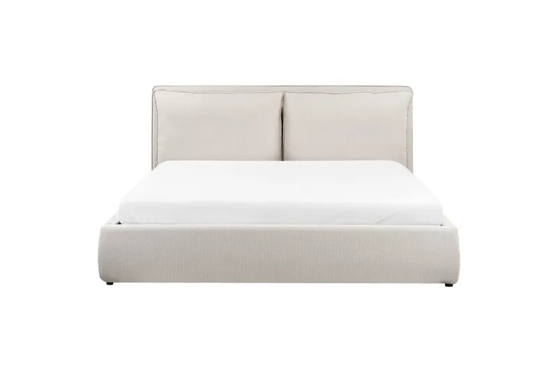 Förvaringssäng Beige 160x200 - Møbler - Senge - Sengeramme & sengestel