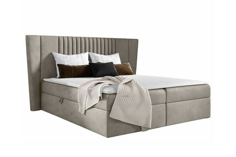 Boisdale Kontinentalseng 160x200 cm - Beige - Kontinentalsenge - Familieseng