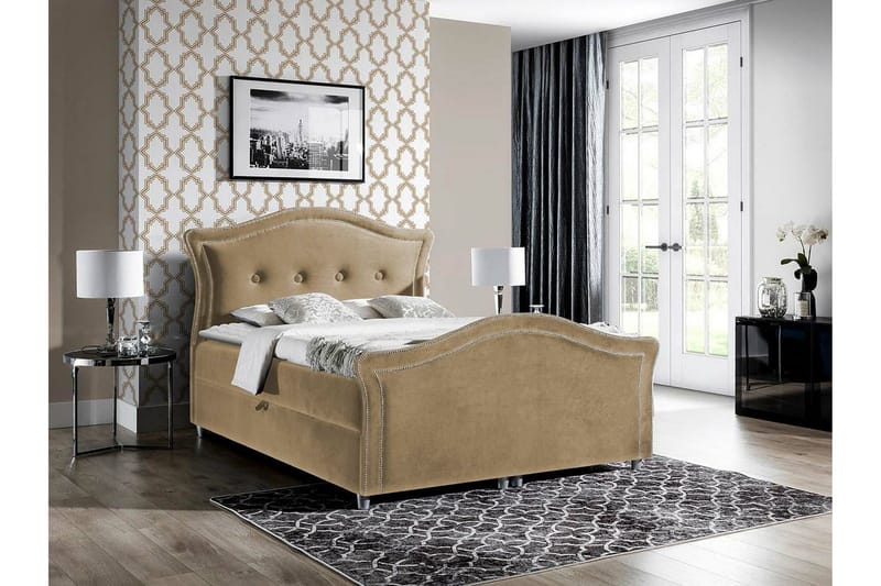 Boisdale Kontinentalseng 200x200 cm - Møbler - Senge - Familieseng