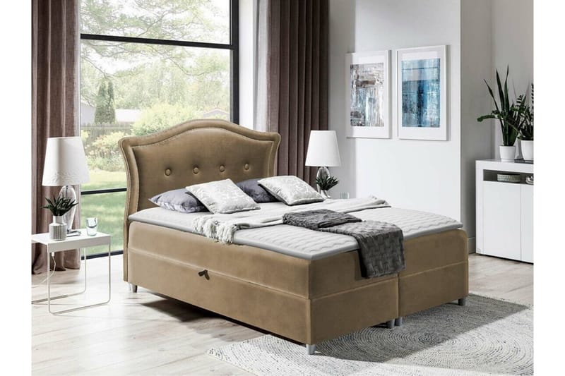 Boisdale Kontinentalseng 200x200 cm - Møbler - Senge - Familieseng