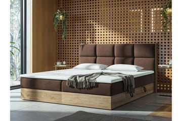 Kontinentalseng EUPHORIA 180x200 - Brun - Møbler - Senge - Familieseng