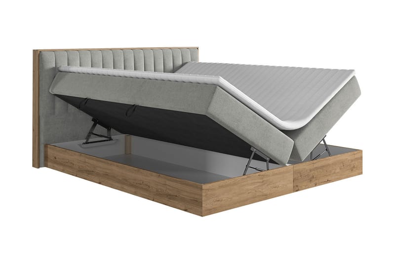Kontinentalseng HARMONY 140x200 - Beige - Møbler - Senge - Familieseng