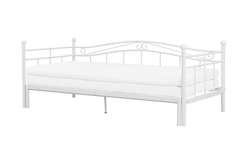 Lutebo Seng 160x200 cm - Hvid - Møbler - Senge - Gæsteseng & ekstraseng - Udtrækkelig seng