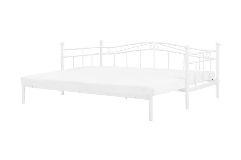 Lutebo Seng 160x200 cm - Hvid - Møbler - Senge - Gæsteseng & ekstraseng - Udtrækkelig seng