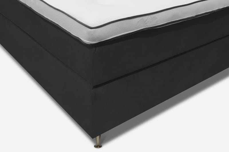 Finnigan Sengpakke Kontinentalseng 160x200 cm Fast - Sort - Møbler - Senge - Kontinentalsenge