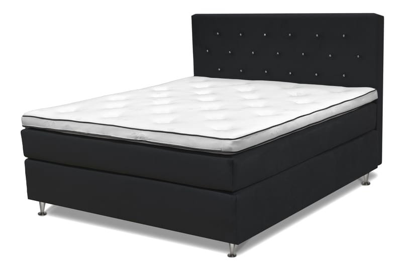 Finnigan Sengpakke Kontinentalseng 160x200 cm Medium - Sort - Møbler - Senge - Kontinentalsenge