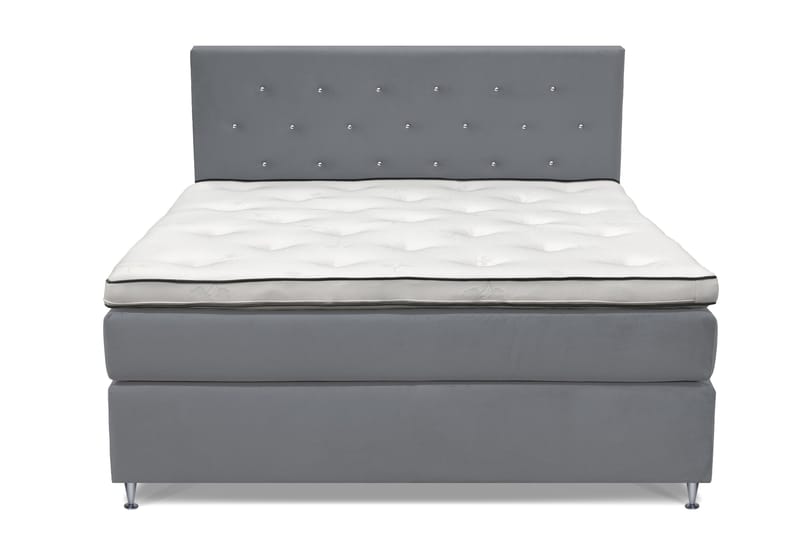 Finnigan Sengpakke Kontinentalseng 160x200 cm Medium/Fast - Lysegrå - Møbler - Senge - Kontinentalsenge