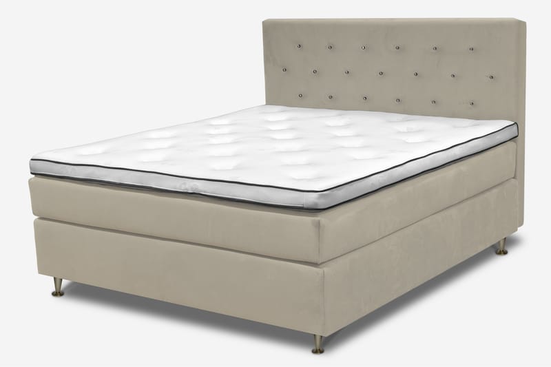 Finnigan Sengpakke Kontinentalseng 180x200 cm Fast - Beige - Møbler - Senge - Kontinentalsenge