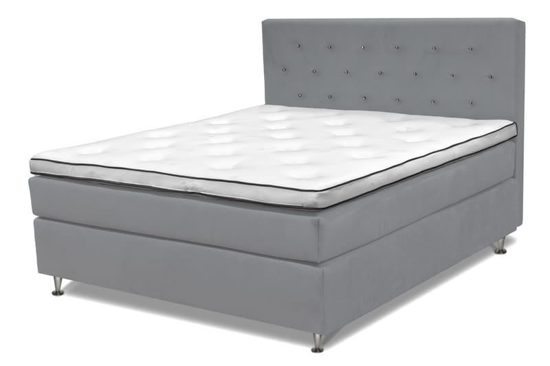 Finnigan Sengpakke Kontinentalseng 180x200 cm Medium - Lysegrå - Møbler - Senge - Kontinentalsenge