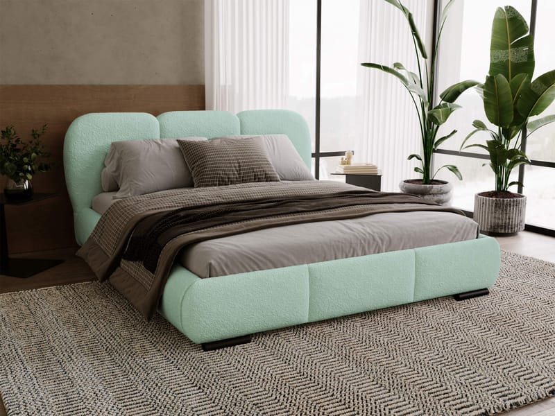 Fito sengeramme med opbevaring 160x200 cm - mint - Møbler - Senge - Sengeramme & sengestel