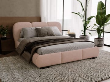 Fito sengeramme med opbevaring 160x200 cm - pink - Møbler - Senge - Sengeramme & sengestel
