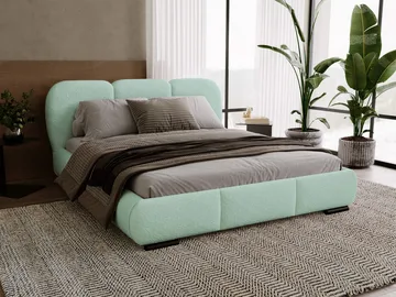 Fito sengeramme med opbevaring 180x200 cm - mint - Møbler - Senge - Sengeramme & sengestel