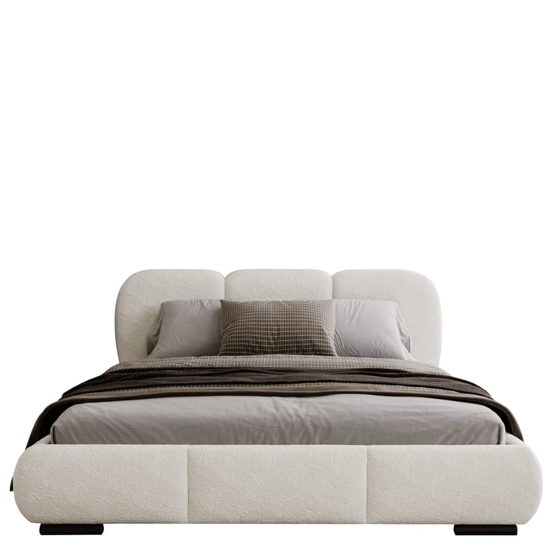 Fito sengeramme med opbevaring 200x200 cm - beige - Møbler - Senge - Sengeramme & sengestel