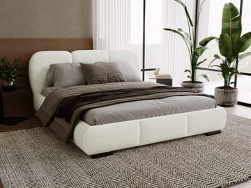 Fito sengeramme med opbevaring 200x200 cm - hvid - Møbler - Senge - Sengeramme & sengestel