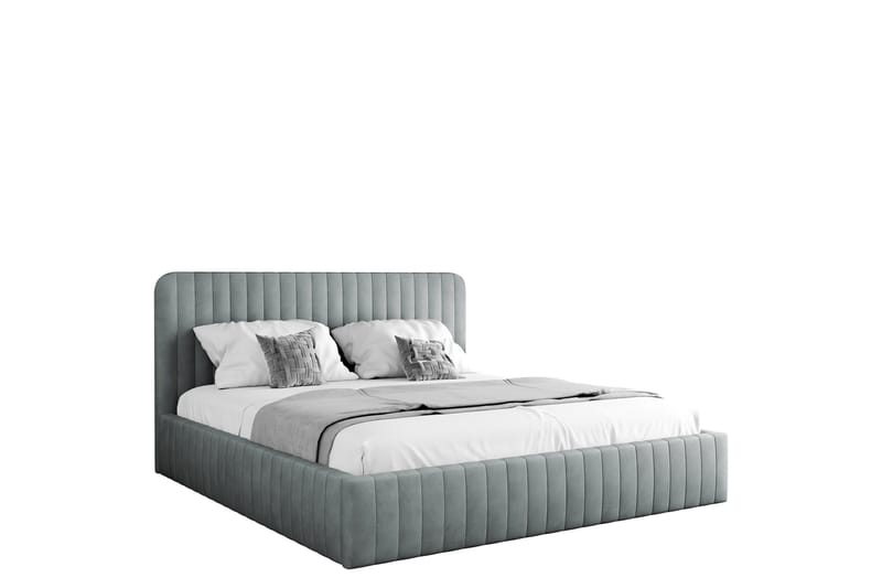 Flanna Sengeramme 140x200 cm - Lys grå - Møbler - Senge - Sengeramme & sengestel