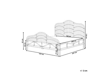 France Sengeramme 160x200 cm - Lyst træ - Møbler - Senge - Sengeramme & sengestel