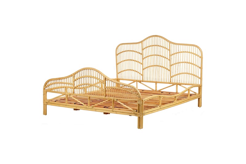 France Sengeramme 180x200 cm, Lyst træ