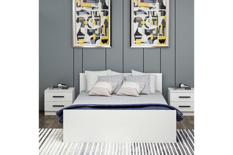 Fruitland Sengestel 160x200 cm - Hvid - Møbler - Senge - Sengeramme & sengestel